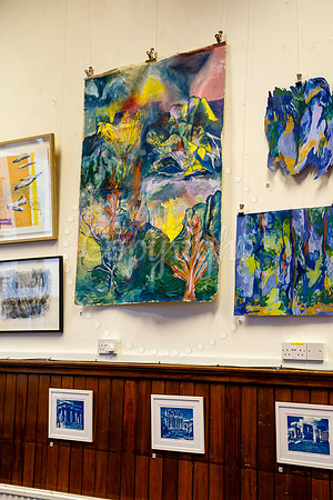 Opening night of the latest exhibition at “The Bank in Eye cal