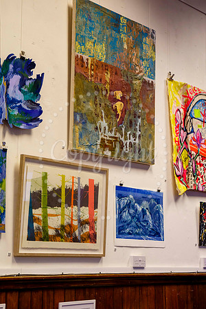 Opening night of the latest exhibition at “The Bank in Eye cal