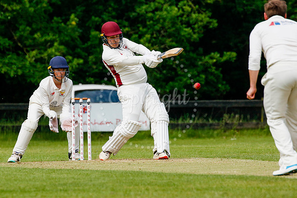 Cricket action from Old Buckenham vs. Great Melton