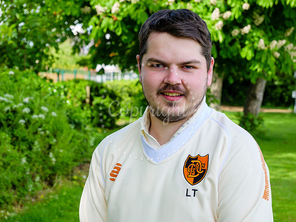 Diss Cricket Club 1st Team Captain Lewis Taylor.
