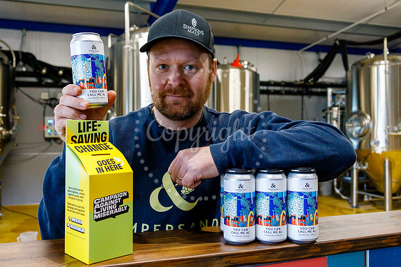 Andy Hipwell co-owner of Ampersand Brew Co in Diss which has lau