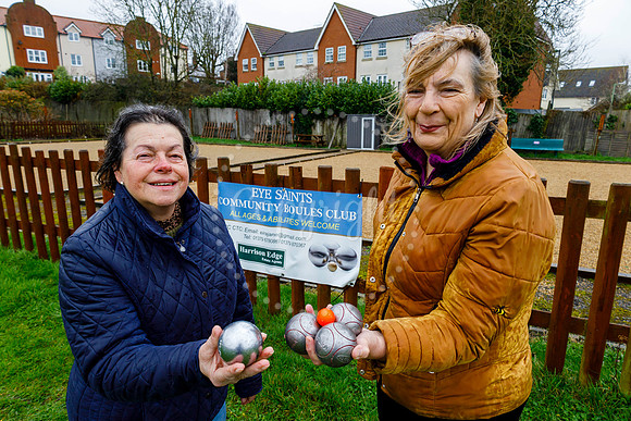 Members of the Eye Saints Community Boules Club who are looking