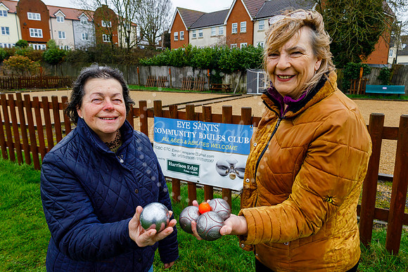 Members of the Eye Saints Community Boules Club who are looking