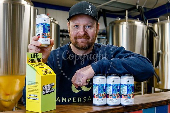 Andy Hipwell co-owner of Ampersand Brew Co in Diss which has lau