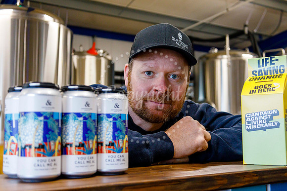 Andy Hipwell co-owner of Ampersand Brew Co in Diss which has lau