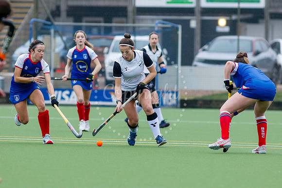 Hockey action from Women’s II vs Bishop’s Stortford