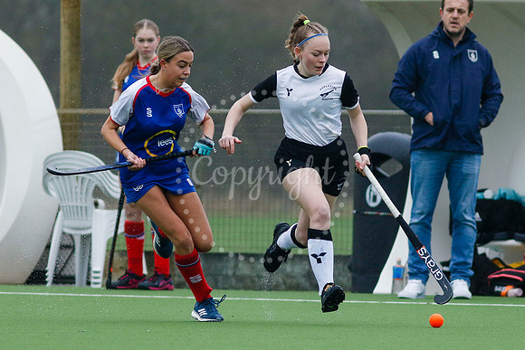 Hockey action from Women’s II vs Bishop’s Stortford