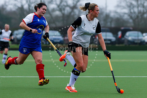 Hockey action from Women’s II vs Bishop’s Stortford