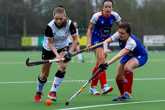 Hockey action from Women’s II vs Bishop’s Stortford