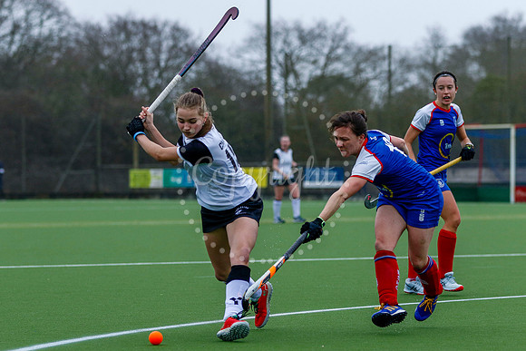 Hockey action from Women’s II vs Bishop’s Stortford
