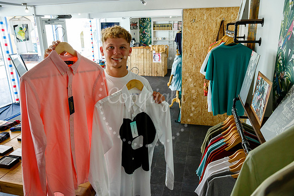 Joe Kerry who’s opened a new menswear shop in Diss