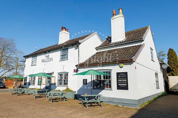 Des Scarborough is the new owner of the Falcon pub in Pulham Mar