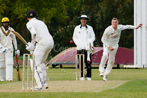 Cricket action from Garboldisham vs Downham Stow in their first
