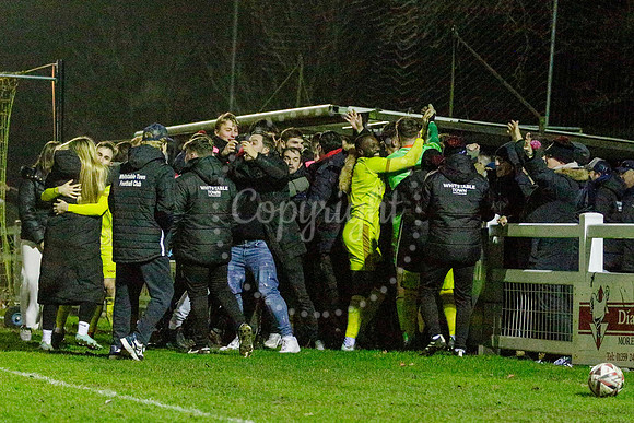 Football action from Walsham-le-Willows vs Whitstable Town
