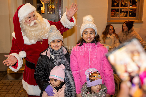 Newmarket Christmas Lights switch on. Picture by Mark Westley