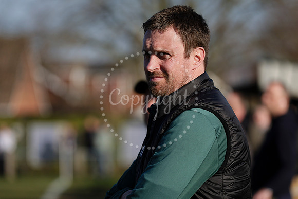Harleston Town FC manager Matt Halliday