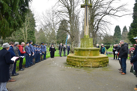 Newark Ransome & Marles annual tribute at Newark Cemetery