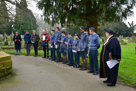 Newark Ransome & Marles annual tribute at Newark Cemetery