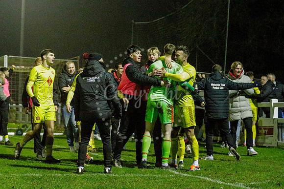 Football action from Walsham-le-Willows vs Whitstable Town