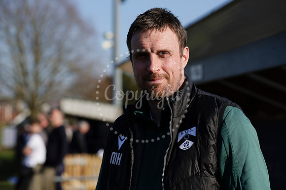 Harleston Town FC manager Matt Halliday