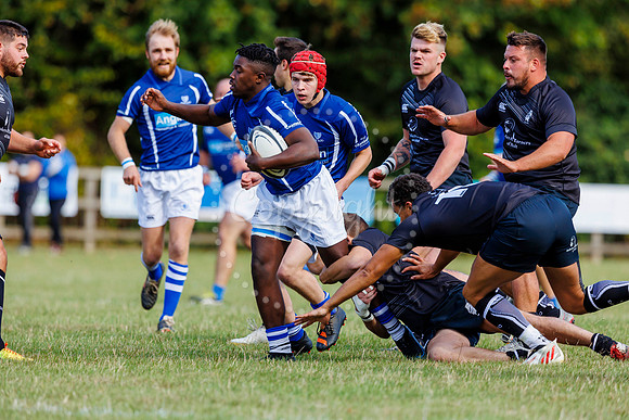 Rugby action from Diss v Holt