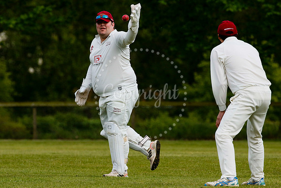 Cricket action from Garboldisham vs Downham Stow in their first