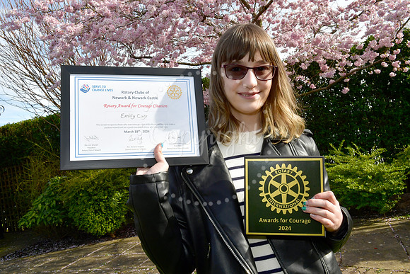 The Rotary Clubs of Newark and Newark Castle, Awards for Courage