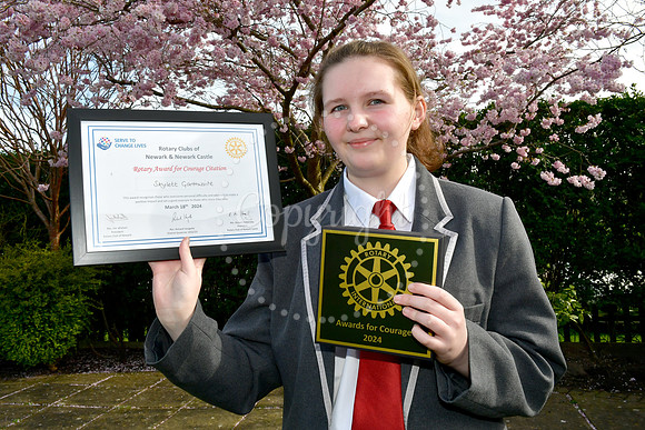 The Rotary Clubs of Newark and Newark Castle, Awards for Courage