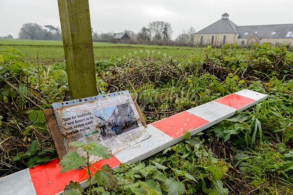Mike Bardwell is opposed to a newly proposed link road