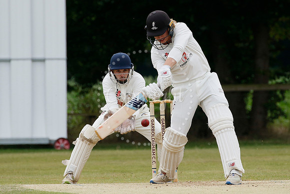 Cricket action from Garboldisham vs Bradfield