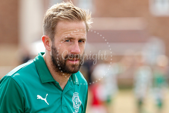 Framlingham FC manager Liam Abraham