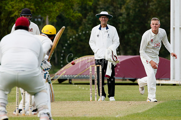 Cricket action from Garboldisham vs Downham Stow in their first
