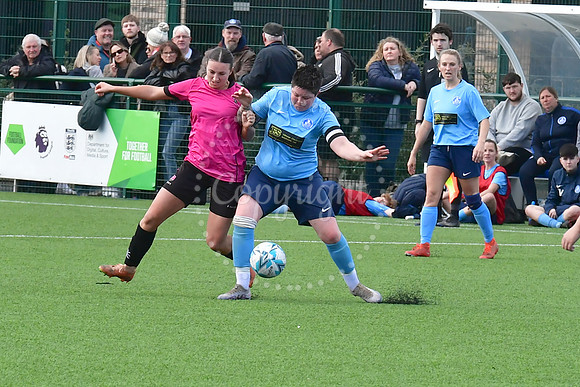 Newark Town Ladies (blue) v Nottingham Trent, Newark Ladies Cup
