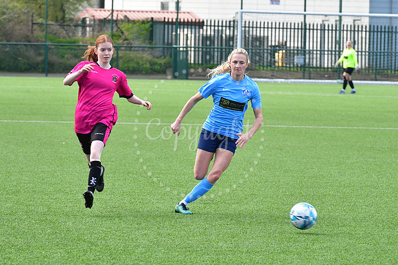 Newark Town Ladies (blue) v Nottingham Trent, Newark Ladies Cup
