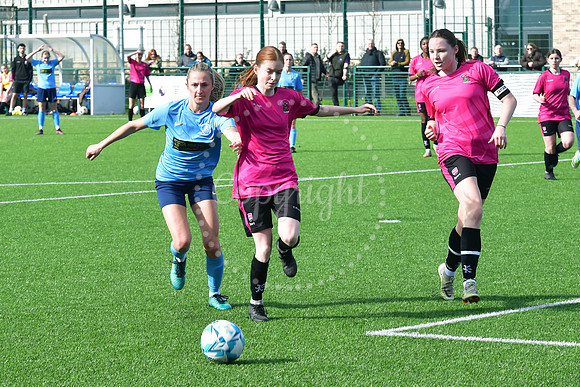 Newark Town Ladies (blue) v Nottingham Trent, Newark Ladies Cup