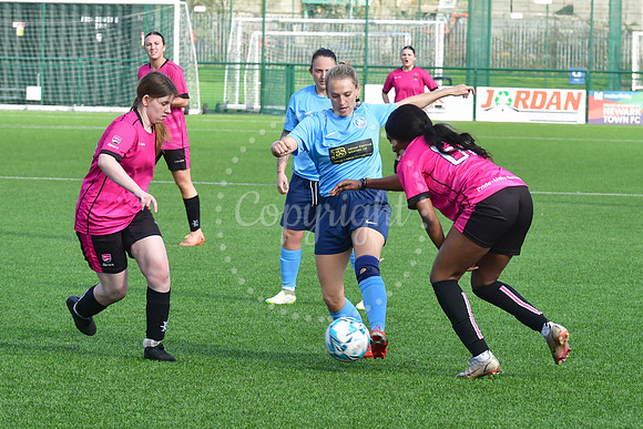 Newark Town Ladies (blue) v Nottingham Trent, Newark Ladies Cup
