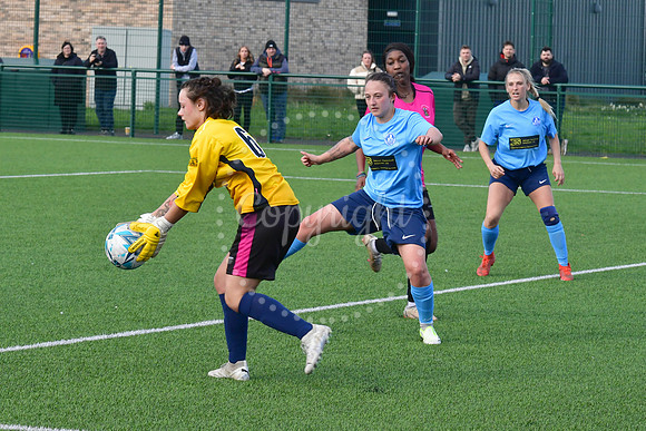 Newark Town Ladies (blue) v Nottingham Trent, Newark Ladies Cup