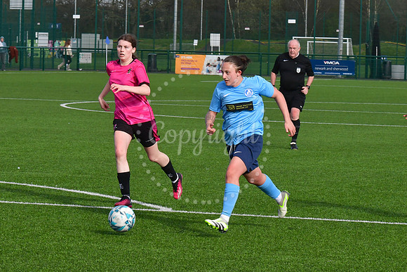 Newark Town Ladies (blue) v Nottingham Trent, Newark Ladies Cup