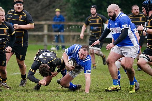 Rugby action from Diss RFC vs Ipswich.
