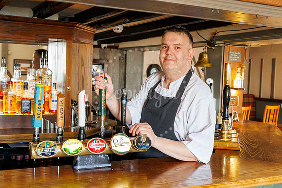 Des Scarborough is the new owner of the Falcon pub in Pulham Mar