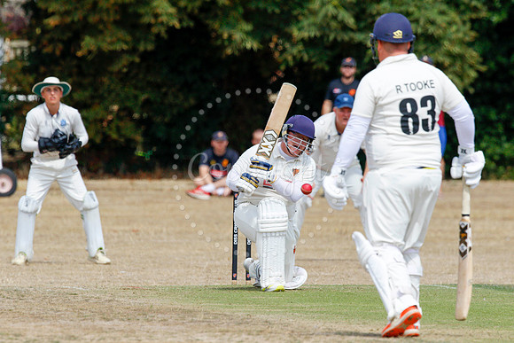 Cricket action from Diss v Cromer