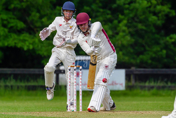 Cricket action from Old Buckenham vs. Great Melton