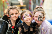 Halloween event for families - Families celebrating Halloween at