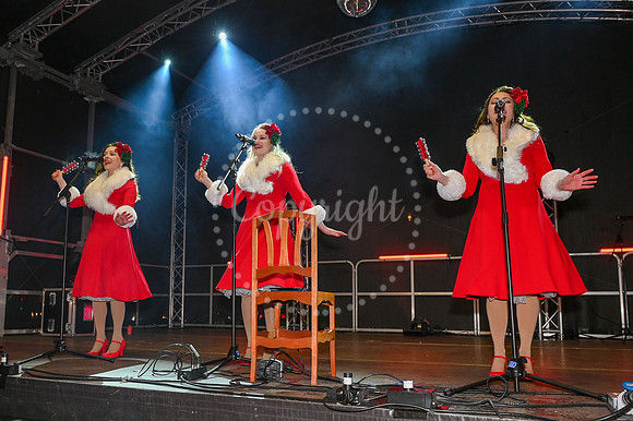 Newmarket Christmas Lights switch on. Picture by Mark Westley