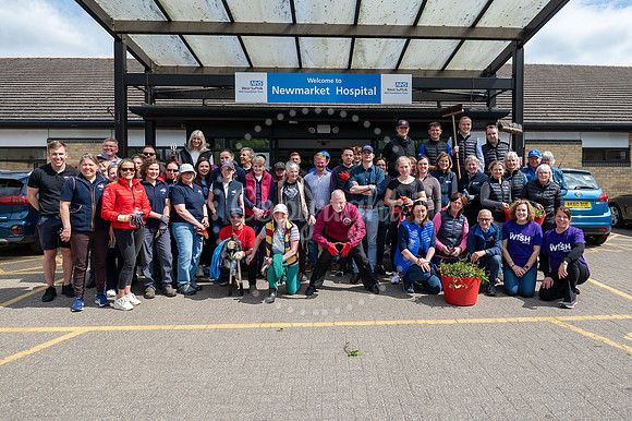 NJ Newmarket community hospitalVolunteers from the racing indus