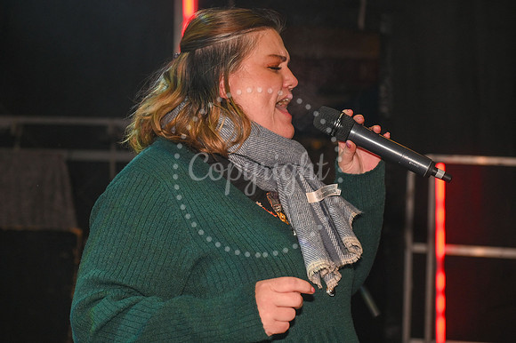 Newmarket Christmas Lights switch on. Picture by Mark Westley