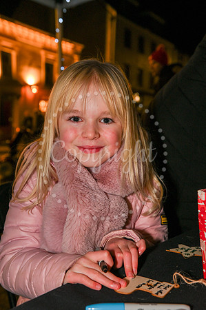 Newmarket Christmas Lights switch on. Picture by Mark Westley