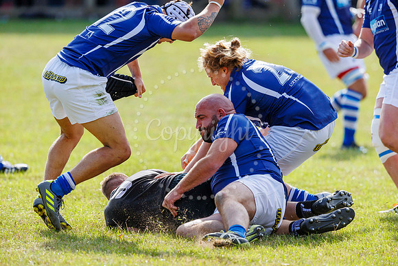 Rugby action from Diss v Holt