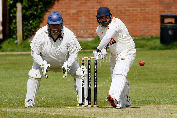 Cricket action from Diss vs Bradenham in their first game of the