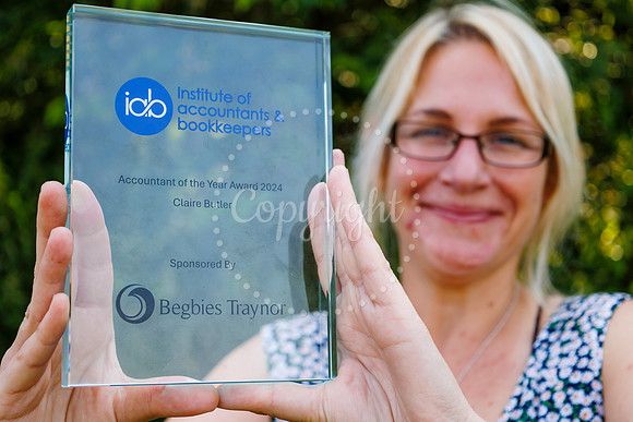 Claire Butler, owner of the CB Accounting firm has won an IAB Aw